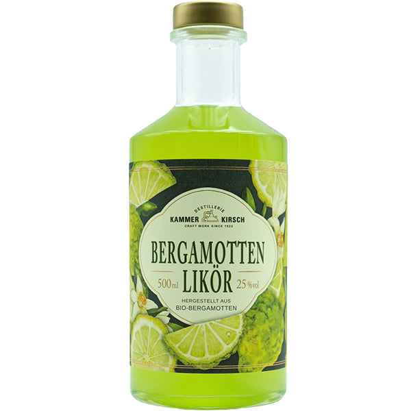 Flaschenbild Bergamotten Likör