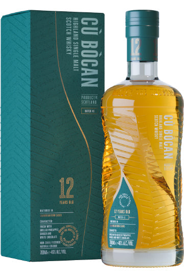 Cu Bocan 12 Jahre alter Single Malt Scotch Whisky mit Verpackung.
