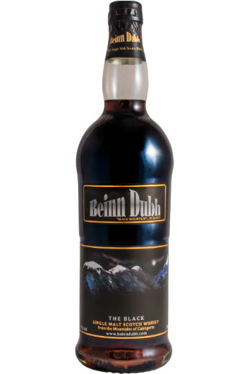 Eine Flasche Beinn Dubh Single Malt Scotch Whisky.