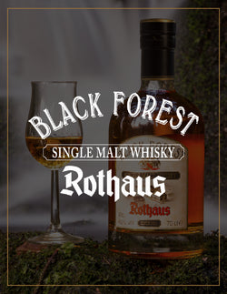 Black Forest Rothaus Whiskey brand logo