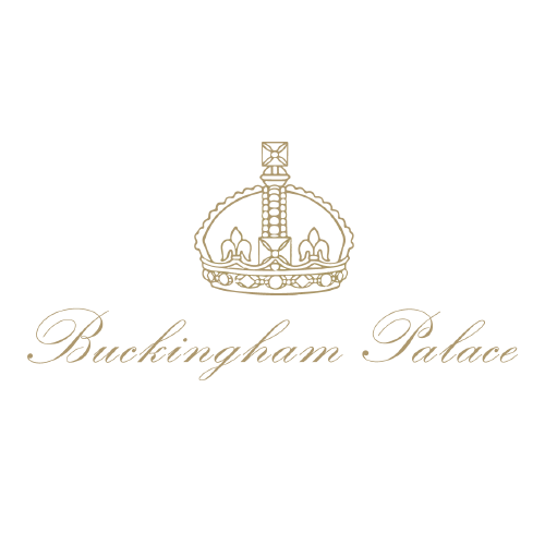 Ein goldenes, geometrisches Löwenkopf-Logo auf transparentem Hintergrund.