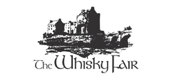 Logo der Whisky Fair mit einer Burgsilhouette und dem Schriftzug "The Whisky Fair".