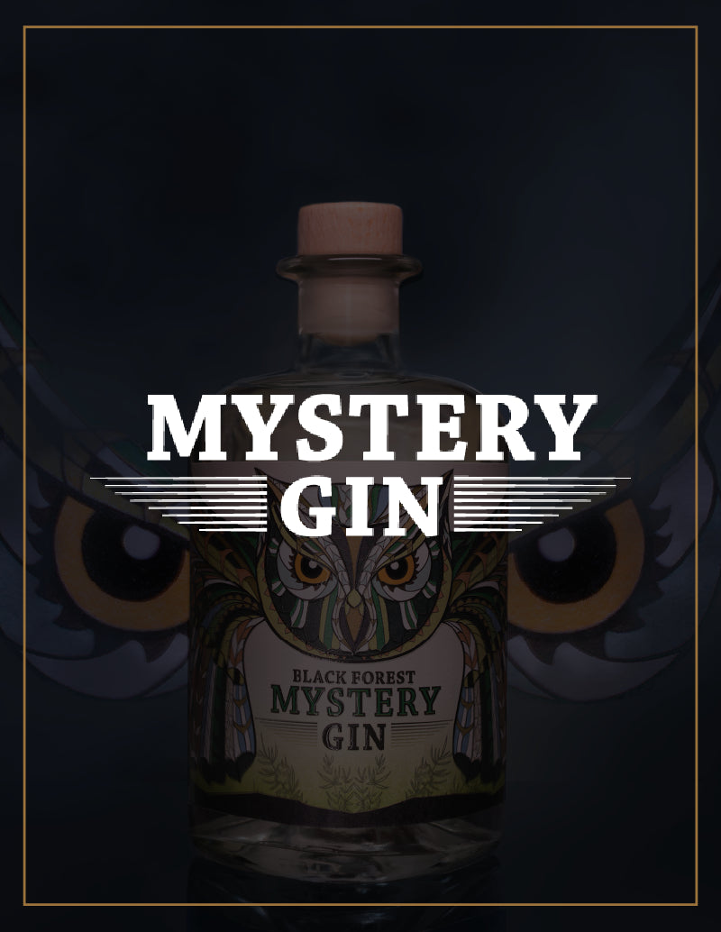 Mystery Gin brand logo